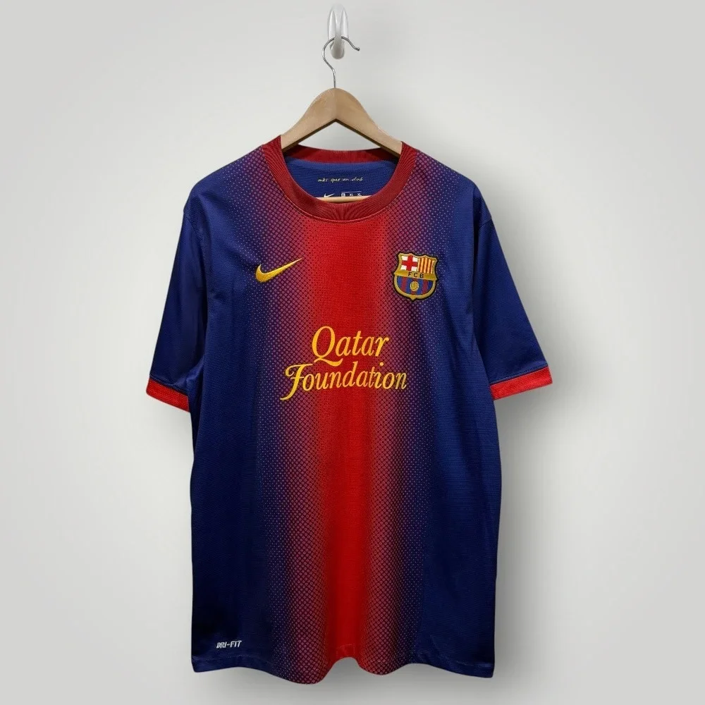 Nike FC Barcelona 2012-13 Messi 10 Home Jersey Mens XL Blue Red